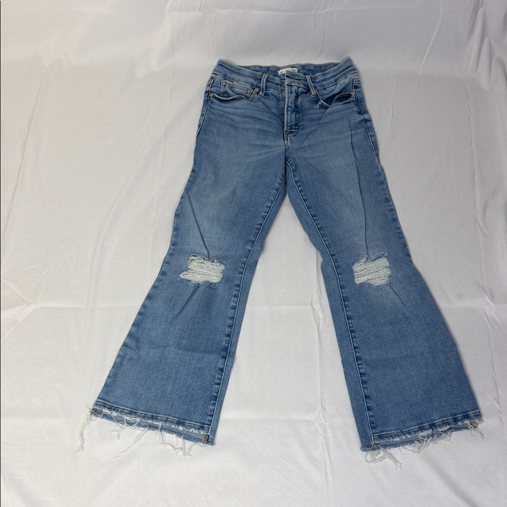Good American Good Legs Crop Mini Boot